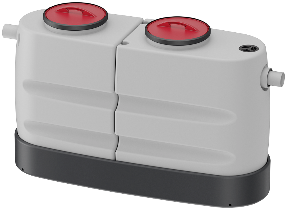 Geteilte Bauform – Polyethylen (PE-HD)