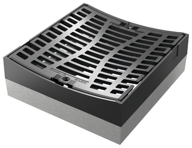 Rinnenform Rost In Multitop-design 600878