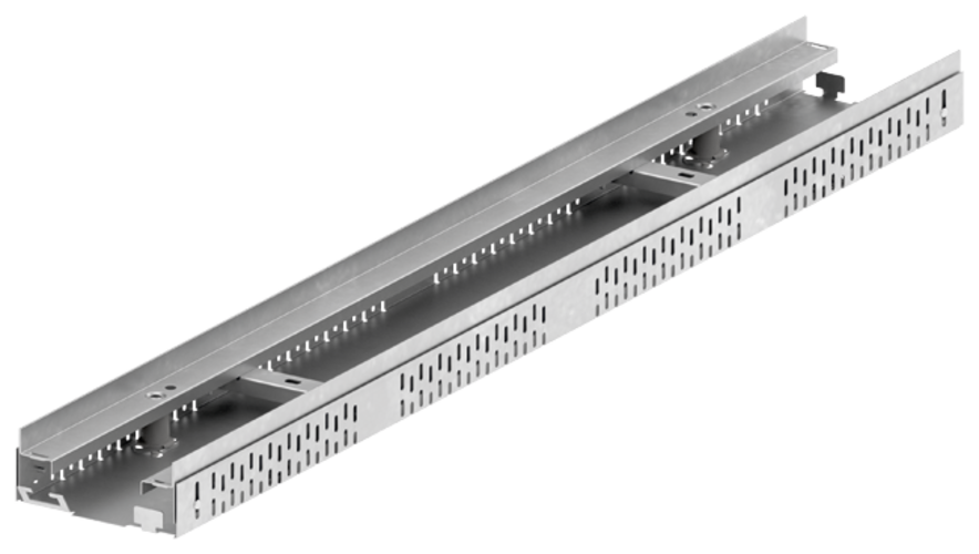 Hoehenverstellbar - Baubreite 130  Stahl Verzinkt 689459