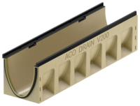 Rinnenkörper ohne Sohlengefälle, 1000 mm und 500 mm