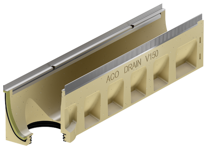 ACO Drain Multiline Seal In - Rinnen Ohne Sohlengefaelle 1000 Mm 386017