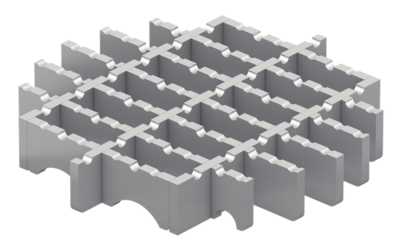 Rahmenloser Leiterrost - Rund 346297