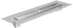 Rinnenkörper ACO ShowerDrain M+, Einbauhöhe Oberkante Estrich: 15 – 140 mm