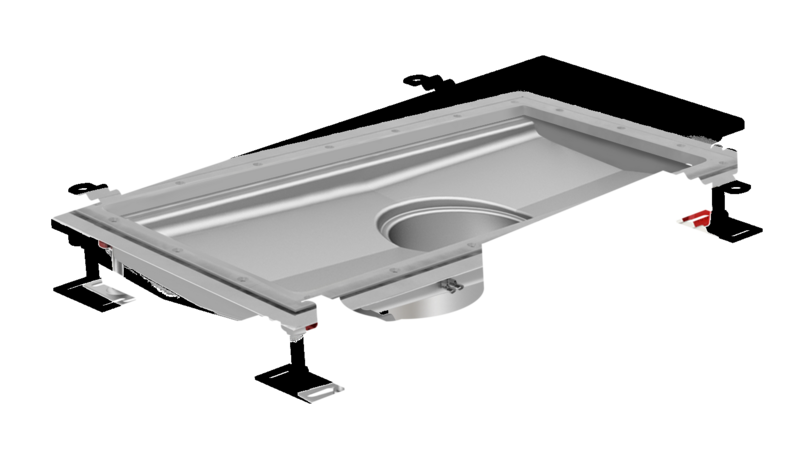 Edelstahl Bodenwanne 142 Fhd Mehrteilig - Typ Vinylboden 638783