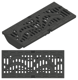 ACO Drainlock Roste, NW 100, Klasse D 400