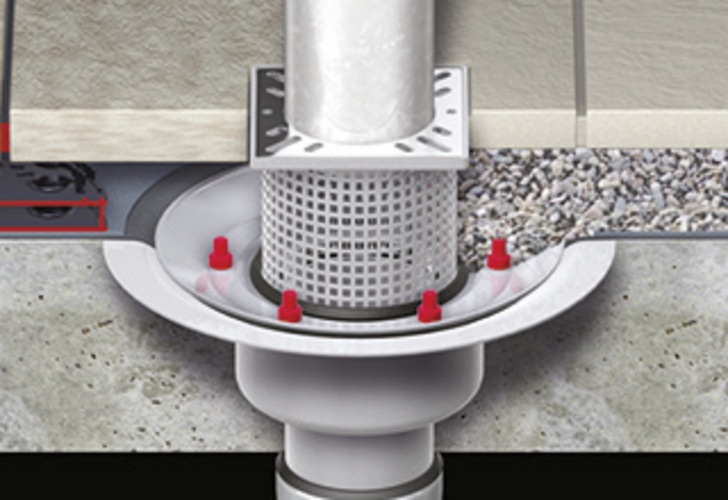 Direktablauf Mit Festflansch Fuer Feuchtigkeitsabdichtung - Ungedaemmt 271067