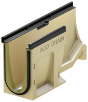 ACO DRAIN® PowerDrain Seal in V 100 G Rinne mit Sohlensprung (5 cm), 500 mm