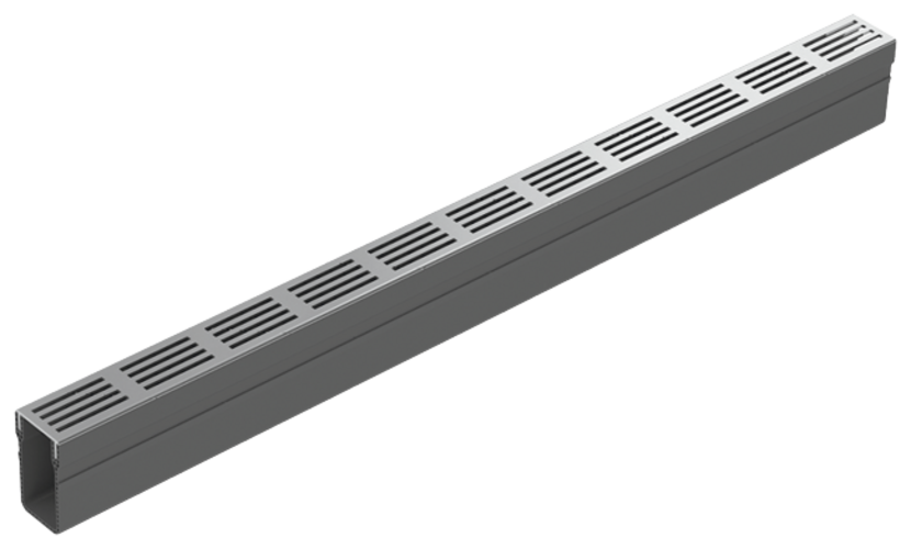 ACO Slimline Mit Aluminiumrost 654749
