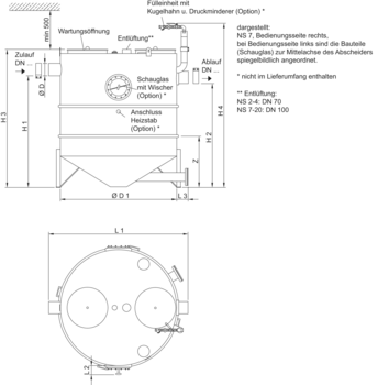 Maßzeichnung Maßzeichnung