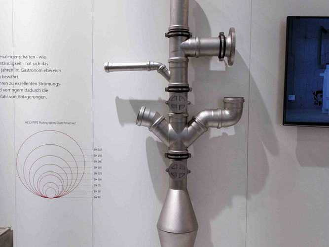ACO News gesunde Gastroküche Pipe Edelstahlrohrsystem