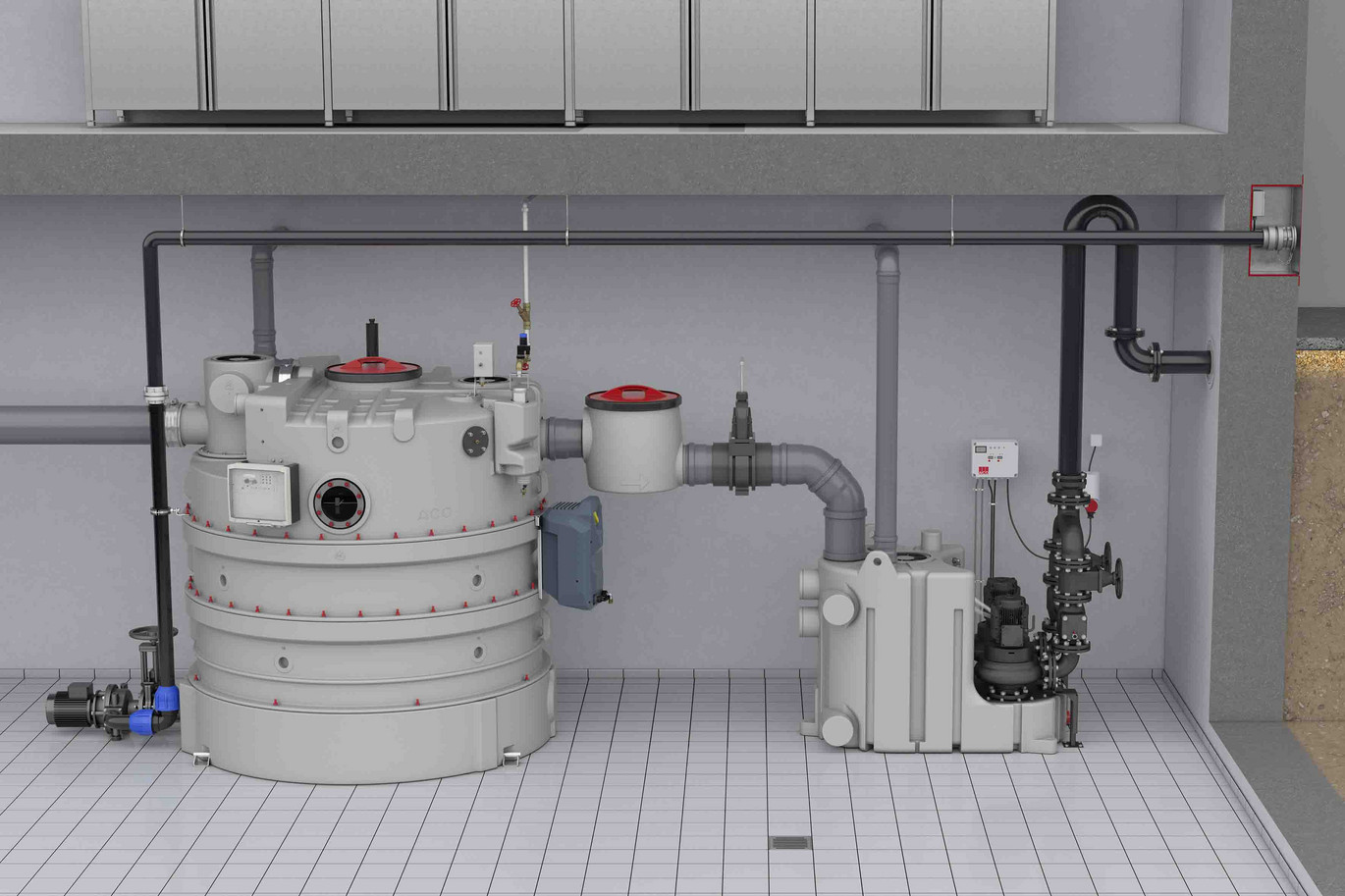 ACO News Fettabscheider Segmentbauweise System