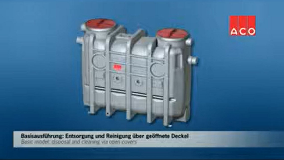 ACO Fettabscheider zur Vollentsorgung