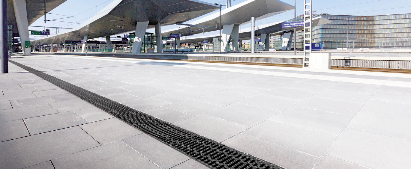 Headerbild ACO Multiline Hauptbahnhof Wien