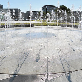 Entwässerung von Brunnenanlagen