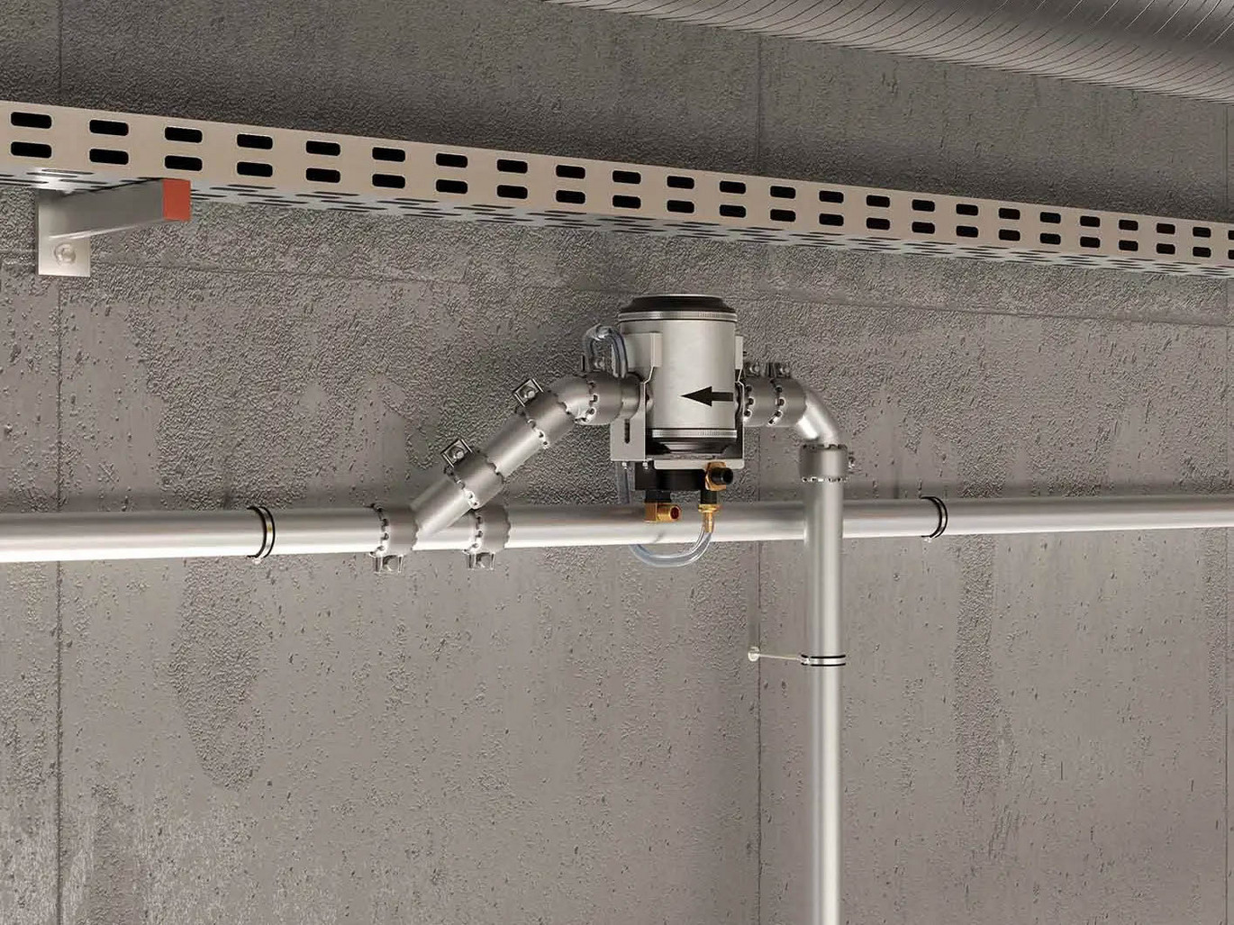 ACO Kondensatentwässerung Ventil Steigleitung