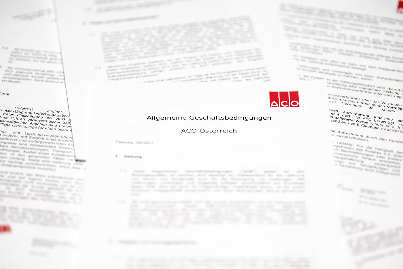 ACO Österreich AGBs ACO Österreich AGBs
