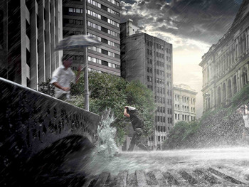 Rainy,Day,In,A,Big,City