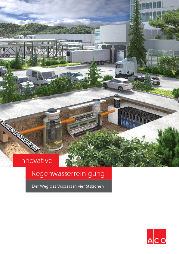 ACO Prospekt - Innovatives Regenwassermanagement (8-Seiter)