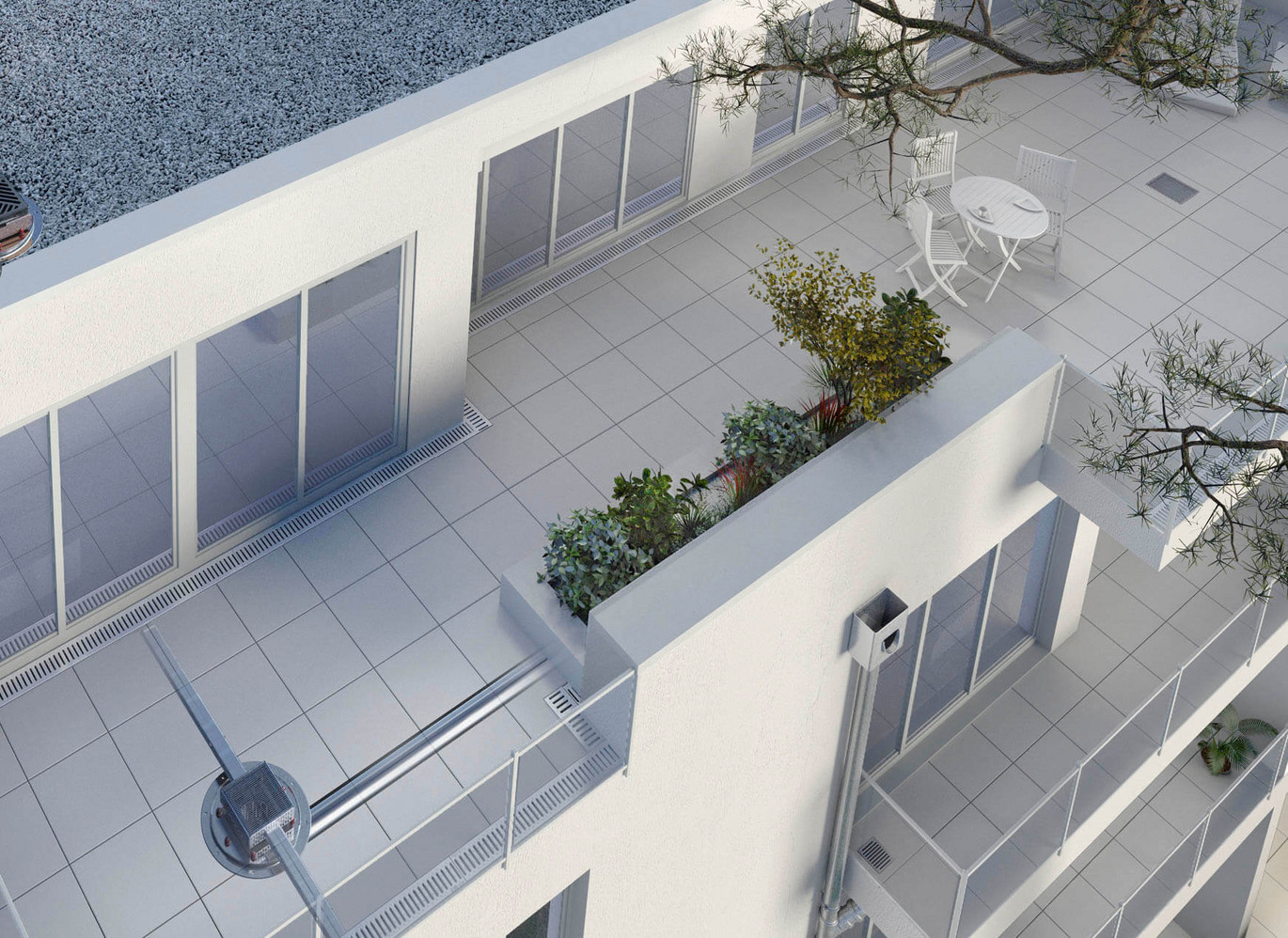 ACO Lösung - Balkon und Terrasse