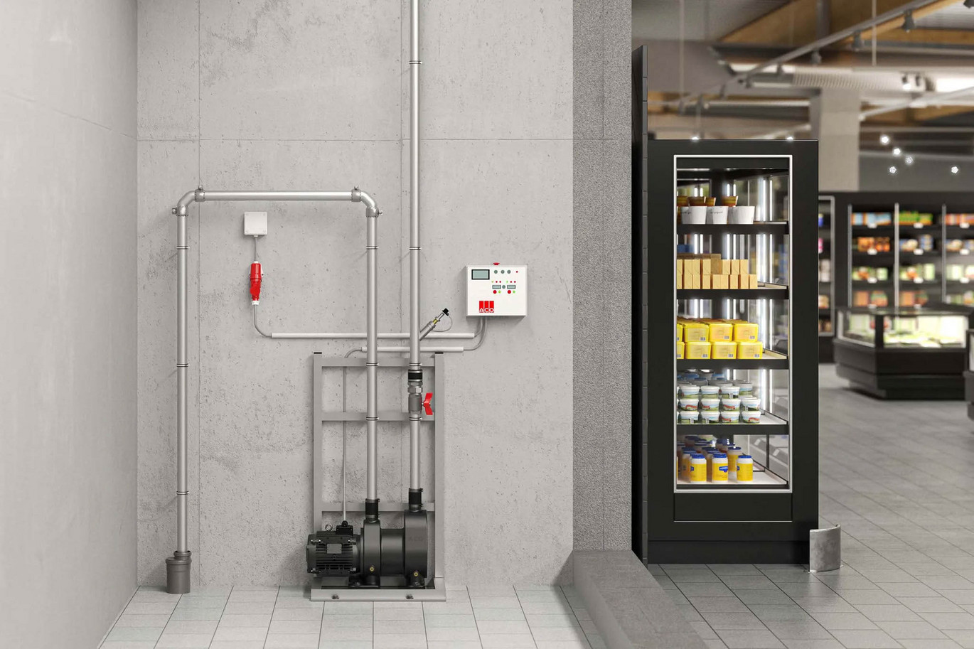 ACO Kondensatentwässerung Pumpsteuerung