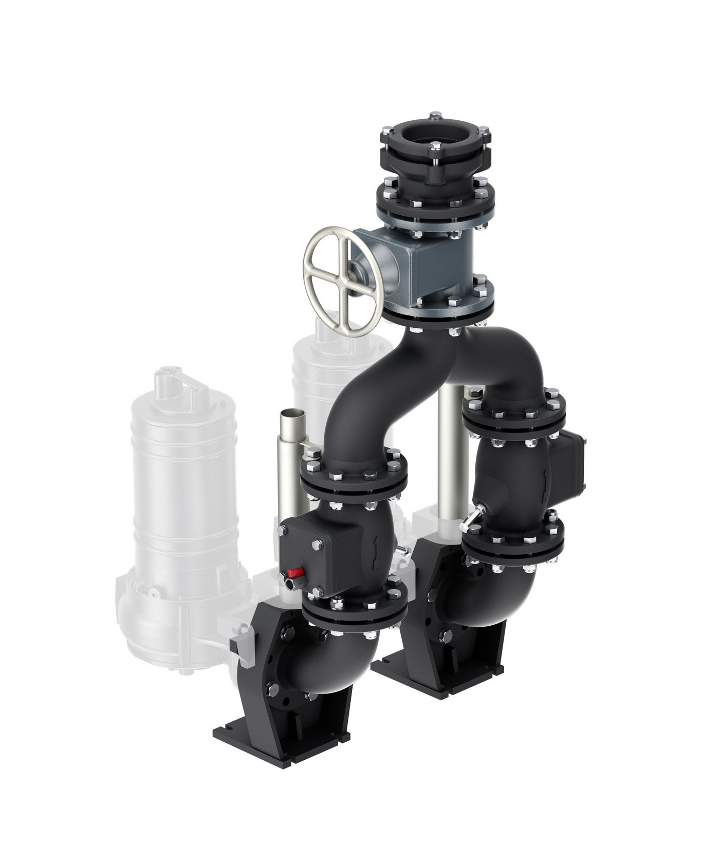 ACO Pumpenset Powerlift DN100