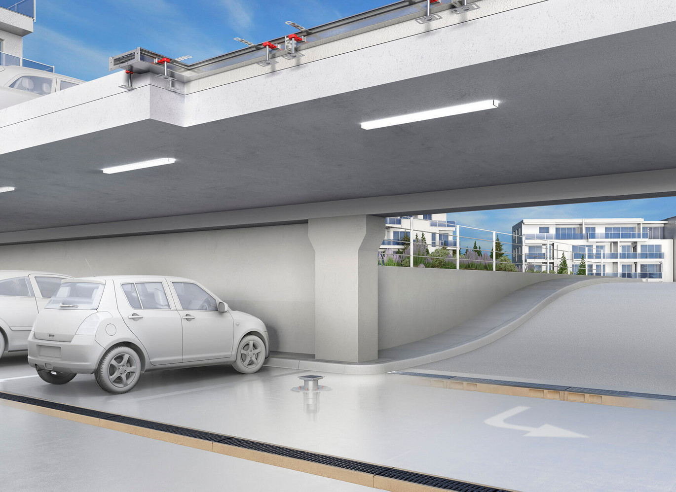 ACO Lösung - Tiefgarage