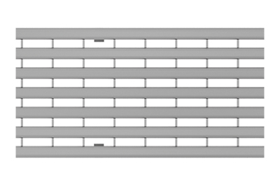 ACO Multiline Profilrost Stahl verzinkt