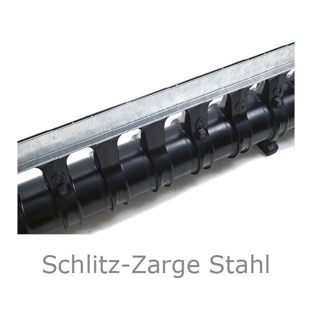 ACO Schlitz-Zarge Stahl Aufsteckzarge für die Retentionsschlitzrinne Qmax