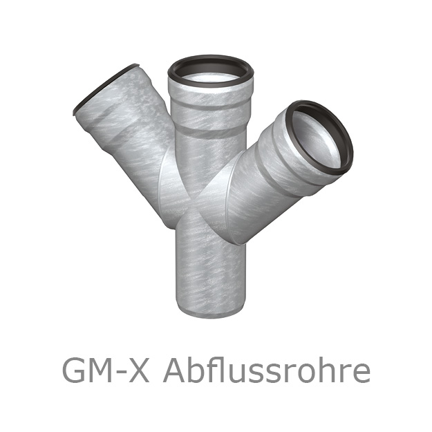 Produktabbildung ACO GM-X Abflussrohre Stahl verzinkt