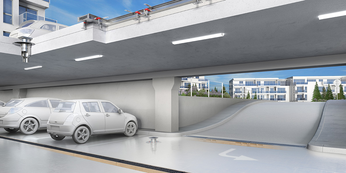 ACO Lösung Tiefgarage Headerbild ACO Lösung Tiefgarage