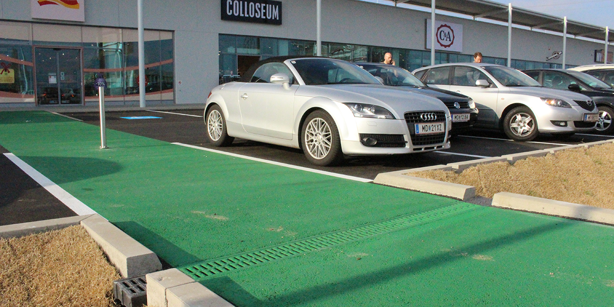 ACO Öserreich Referenz Shopping Wiener Neudorf Header