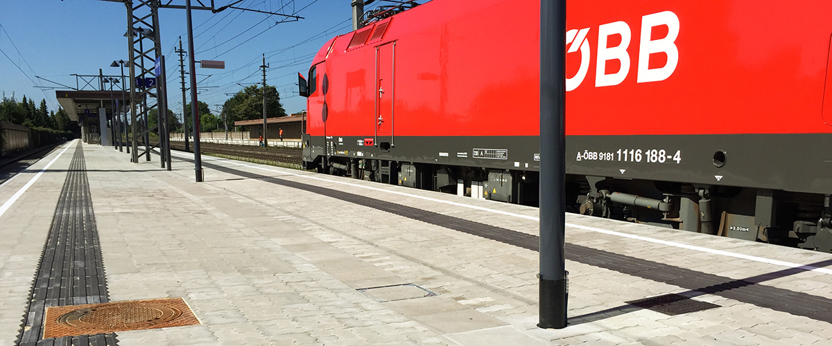 ACO Österreich Referenz Bahnhof Gunskirchen Header