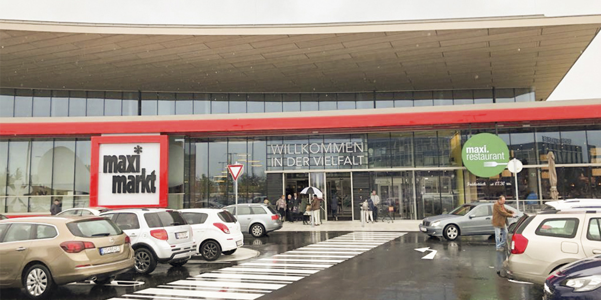 ACO Österreich Referenz Maxi Markt Ried Header