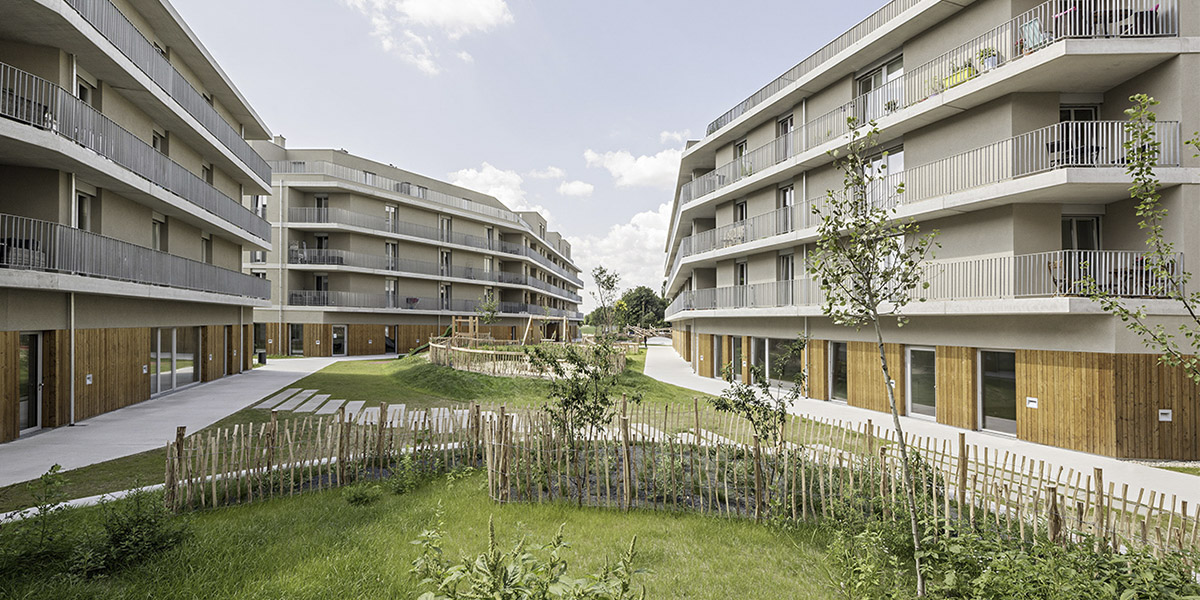 ACO Österreich Referenz Wohnquartier Traviatagasse Header