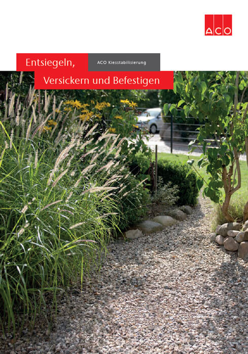 ACO Prospekt Self® Kiesstabilisierung