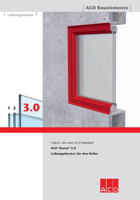 ACO Prospekt Therm® 3.0 Leibungskellerfenster
