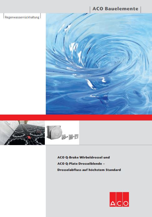 ACO Prospekt Q-Brake Wirbeldrossel und Q-Plate Drosselblende