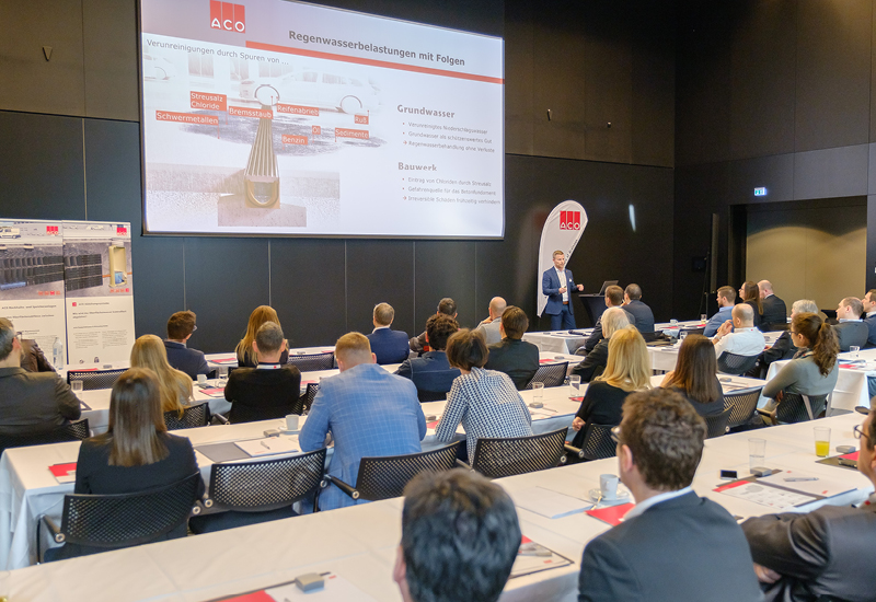 Fotos ACO Roadshow 2019 Am Anfang Stand Die Rinne