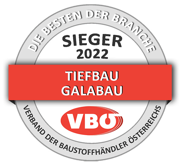 ACO VBÖ Siegel Sieger Tiefbau Galabau